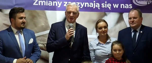 Lider partii Porozumienie - Jarosław Gowin w Sokółce [Film]