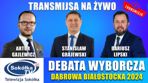 Debata wyborcza kandydatów na stanowisko Burmistrza Dąbrowy Białostockiej [Film]