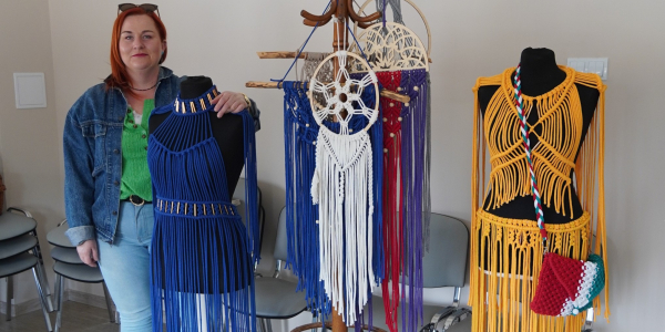 Spotkanie z makramą w Sidrzańskim Ośrodku Kultury