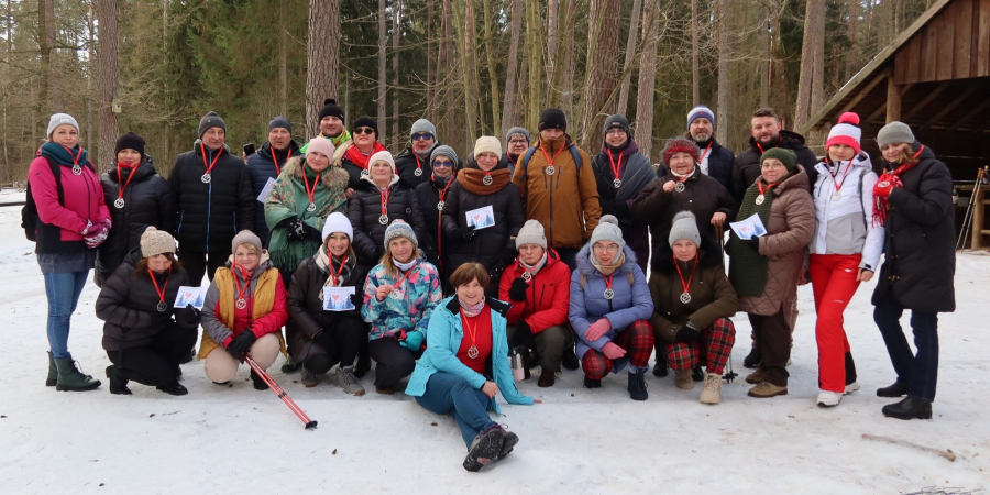 „Z miłości do natury” – 276 kilometrów wspólnego wysiłku podczas Walentynkowego Spaceru Kondycyjnego.