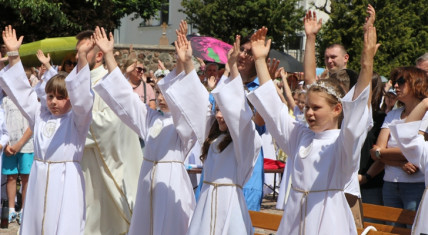 XII Pielgrzymka Dzieci Pierwszokomunijnych do Sanktuarium Najświętszego Sakramentu w Sokółce