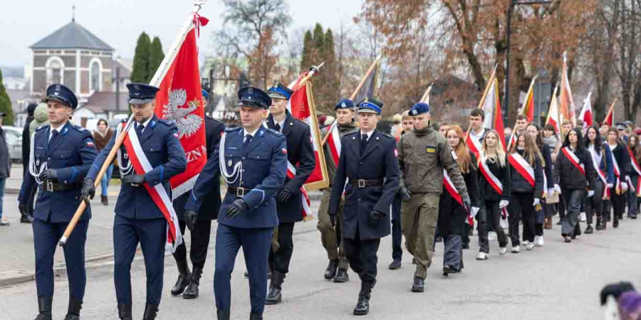 W hołdzie bohaterom - obchody Narodowego Święta Niepodległości w Sokółce.