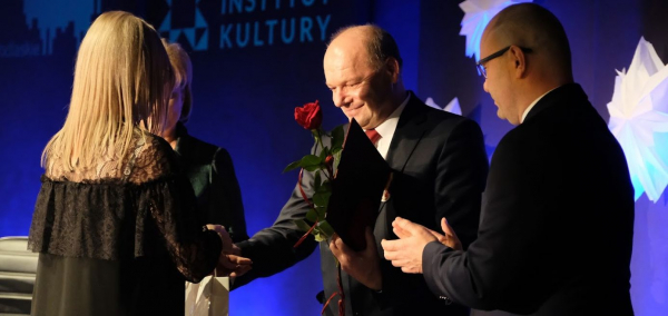Dyrektor Miejsko-Gminnego Ośrodka Kultury w Lipsku otrzymał Odznakę Honorową Województwa Podlaskiego [Zdjęcia]