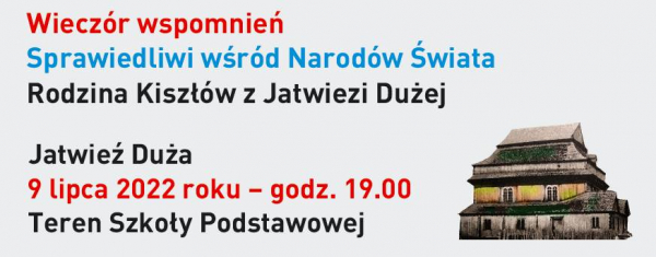 Wiecz&oacute;r wspomnień - Sprawiedliwi wśr&oacute;d Narod&oacute;w Świata