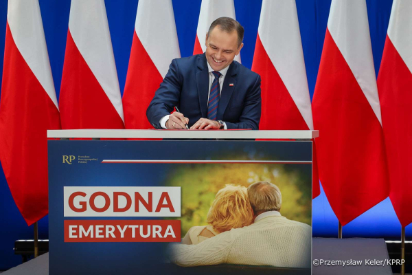 Prezydent RP rusza z inicjatywą ‘Godna emerytura’