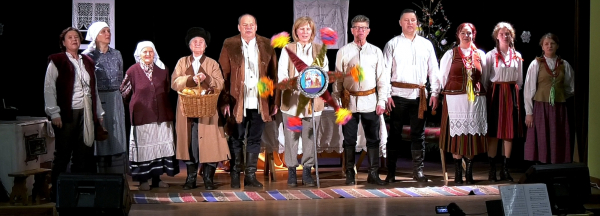 Zespół Regionalny „Lipsk” zaprezentował jak wyglądało tradycyjne kolędowanie [Film]