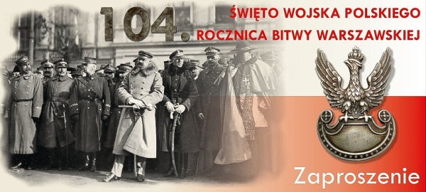 Obchody 104. Rocznicy Bitwy Warszawskiej odbędą się 15 sierpnia w Sokółce [Plakat]