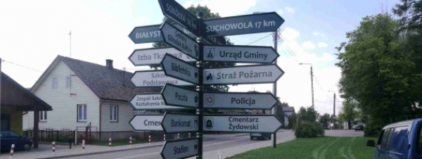 Po kilku latach starania strażacy z OSP Janów oznakowali ulice w Janowie [Zdjęcia]