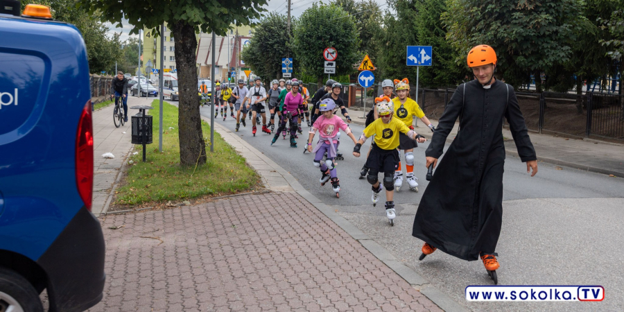 Na rolkach do Sokółki. Pielgrzymka, która połączyła wiarę, sport i pasję.
