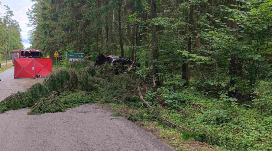 NA SYGNALE: Śmiertelny wypadek między Suwałkami i Augustowem