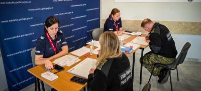 Dzień Dawcy Szpiku w sokólskiej komendzie – wsparcie dla Huberta"