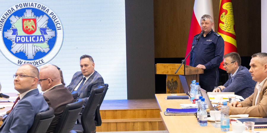 Wysoki poziom skuteczności sokólskiej policji utrzymany.