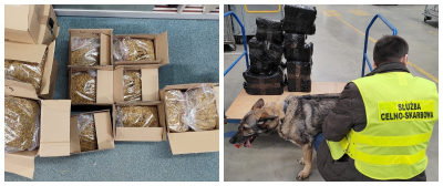 Przesyłki kurierskie z nielegalnym tytoniem do palenia
