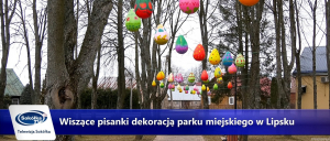 Wiszące pisanki dekoracją parku miejskiego w Lipsku [FILM]