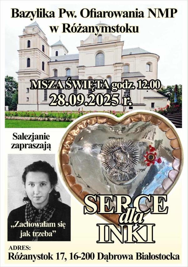 Odsłonięcie tablicy "Serce dla Inki w R&oacute;żanymstoku