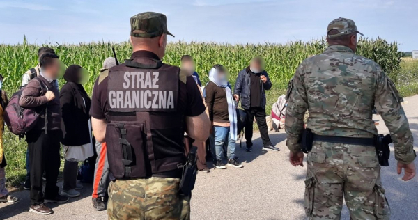 Polsko - białoruski odcinek granicy państwowej - nielegalna migracja w liczbach