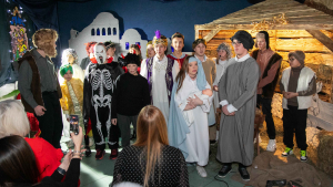 Wsp&oacute;lnota serc-jasełka i opłatek w Specjalnym Ośrodku Szkolno Wychowawczym