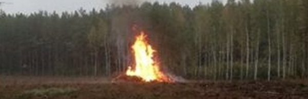 NA SYGNALE: Pożar w okolicy miejscowości Górany [Zdjęcia]