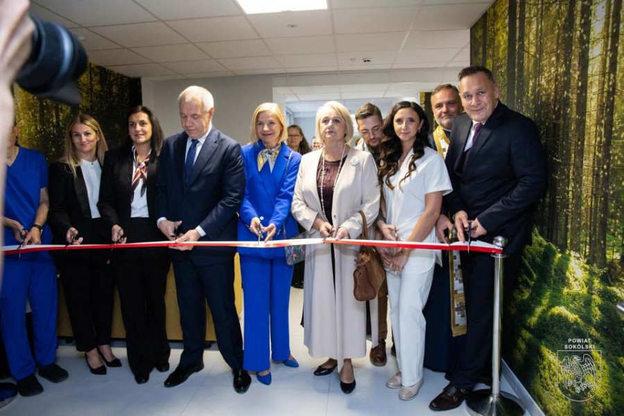 Ponad 22,5 mln zł na modernizację Zakładu Opiekuńczo-Leczniczego w Sokółce - placówka uroczyście otwarta po przebudowie