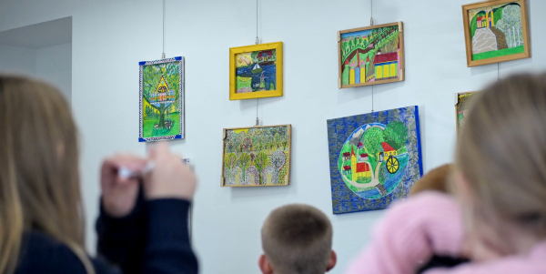 Zaproszenie na wystawę prac Zenona Rajcha.