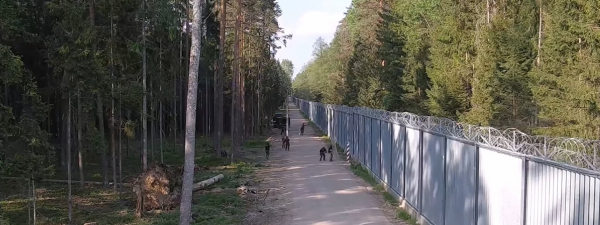 Migranci zatakowali polskie służby na granicy [Film]