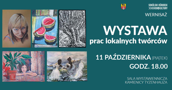 Wernisaż wystawy prac lokalnych twórców