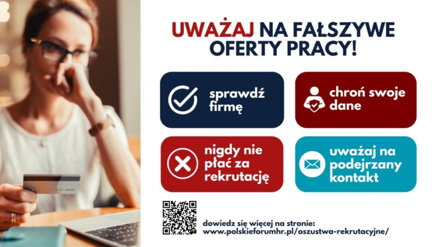 Uwaga na fałszywe oferty pracy! Oszuści rekrutacyjni stosują coraz bardziej wyrafinowane metody