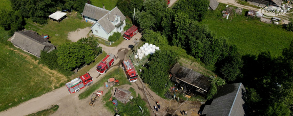 NA SYGNALE: Pożar budynku w Trofim&oacute;wce [Film]