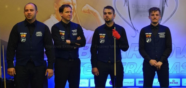 Polska Ekstraklasa Bilardowa. Zawodnicy LP Metal-Fachu Sok&oacute;łka zagrają o brąz.