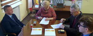 Burmistrz Sokółki podpisała umowę [Zdjęcia]