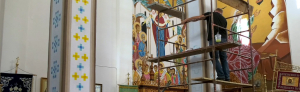 Rozpoczęły się prace na filarach Cerkwi w Jacznie [Film]
