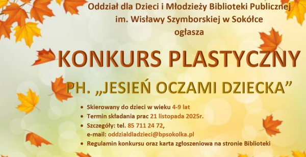 Konkurs plastyczny Biblioteki Publicznej w Sokółce