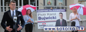 Piotr Bujwicki oficjalnie zawalczy o &quot;fotel&quot; burmistrza Sokółki [Film]