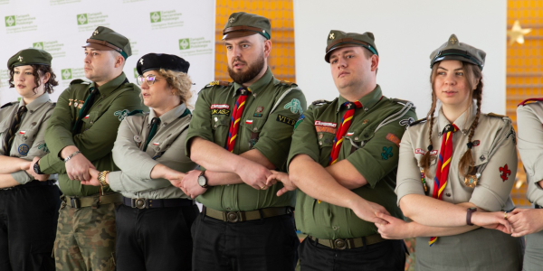 100 lat braterstwa &ndash; harcerze Hufca ZHP w Sok&oacute;łce świętowali w Szudziałowie.