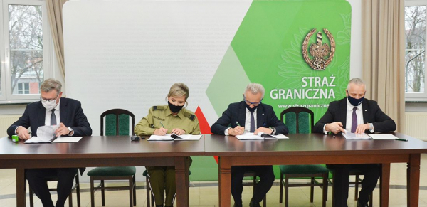 Straż Graniczna podpisała umowy dotyczące budowy zapory na granicy polsko-białoruskiej
