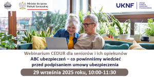 Webinarium skierowane do senior&oacute;w oraz ich opiekun&oacute;w