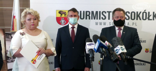 Poseł Zieliński, burmistrz Sok&oacute;łki oraz w&oacute;jt gminy Szudziałowo o sytuacji przygranicznej [Film]