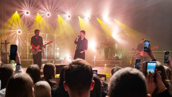 Oskar Cyms podbił serca młodzieży w Sok&oacute;łce