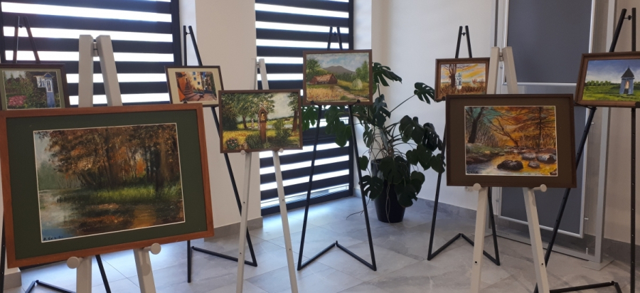 Wystawa malarstwa Barbary Sawickiej.