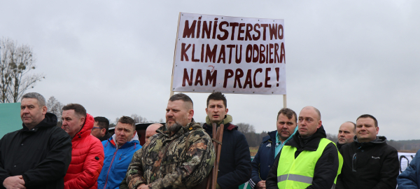 Kolejne Strajki Rolników, Myśliwych i Pracowników Branży Drzewnej [Zdjęcia]