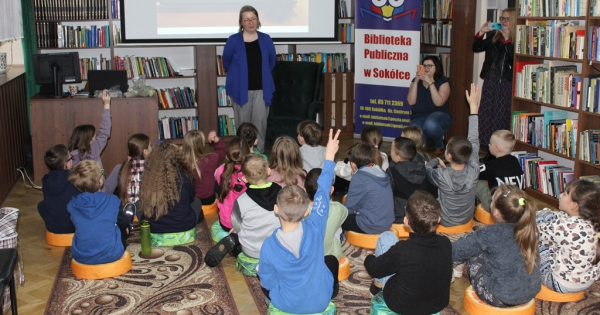Lekcja z Ludwikiem - zajęcia o języku esperanto w Bibliotece Publicznej w Sok&oacute;łce