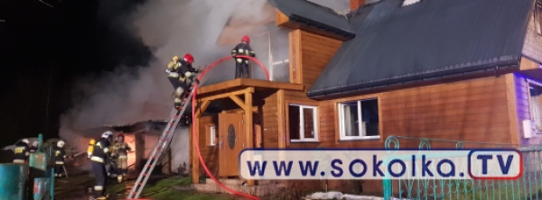 NA SYGNALE: Pożar domu w Słoi [Film i Zdjęcia]