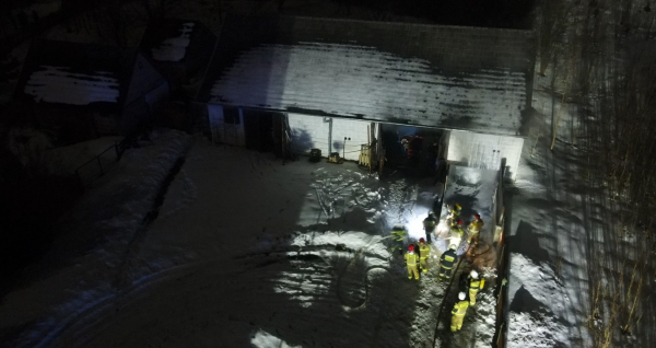NA SYGNALE: Pożar stodoły w Sokółce [Film]
