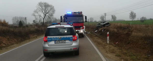 NA SYGNALE: Wypadek na trasie Korycin-Knyszyn