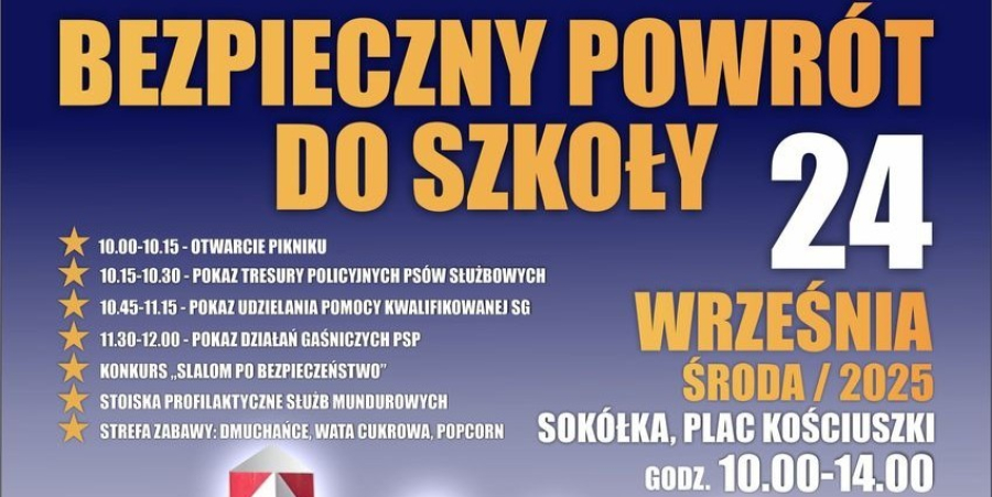 Sokólska policja zaprasza na wyjątkowy festyn.