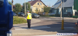 NA SYGNALE: Zblokowana DK 19. Policja kieruje ruchem w Sokółce [Zdjęcia]