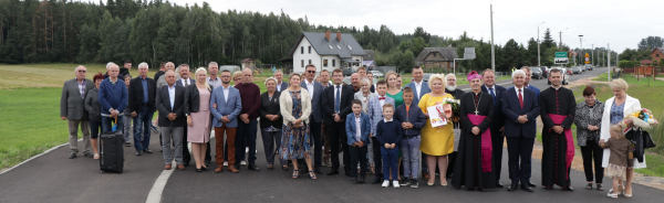 Uroczyste otwarcie drogi  Nowa Kamionka&ndash; Szyszki [Zdjęcia]