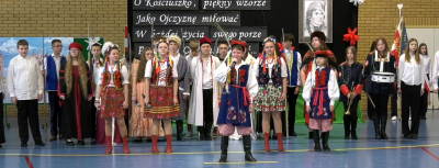Szkoła Podstawowa w Dąbrowie Białostockiej uczciła swojego patrona