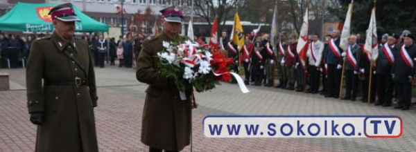 Uroczyste obchody 100. rocznicy Odzyskania Niepodległości w Sokółce [Film x3 i Zdjęcia]