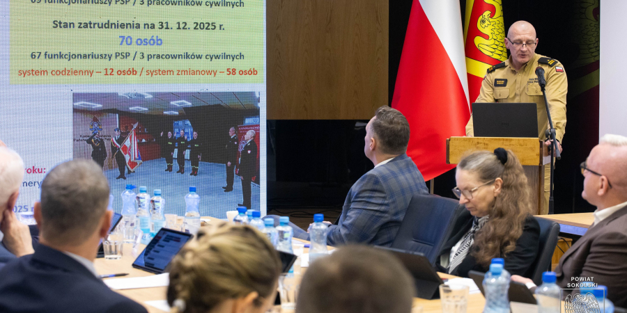 733 interwencje i miliony uratowanego mienia – strażacy z Sokółki podsumowują 2025 rok.